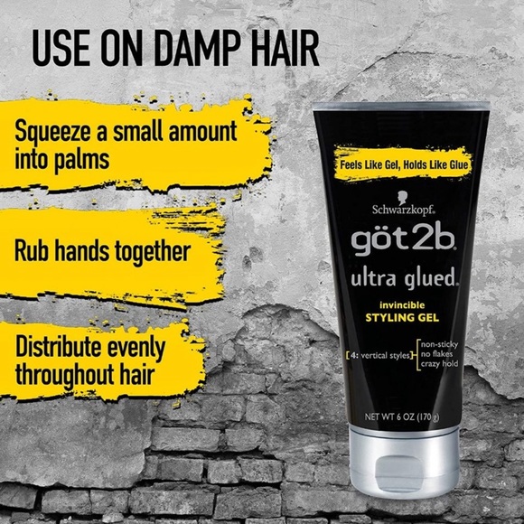 - 3 PACK 6 OZ GOT2B BLACK BOTTLE Glue Gel Bundle - Picture 6 of 6